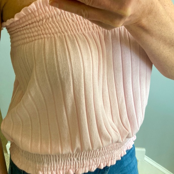 Pink Ribbed Tube Top - Picture 8 of 8
